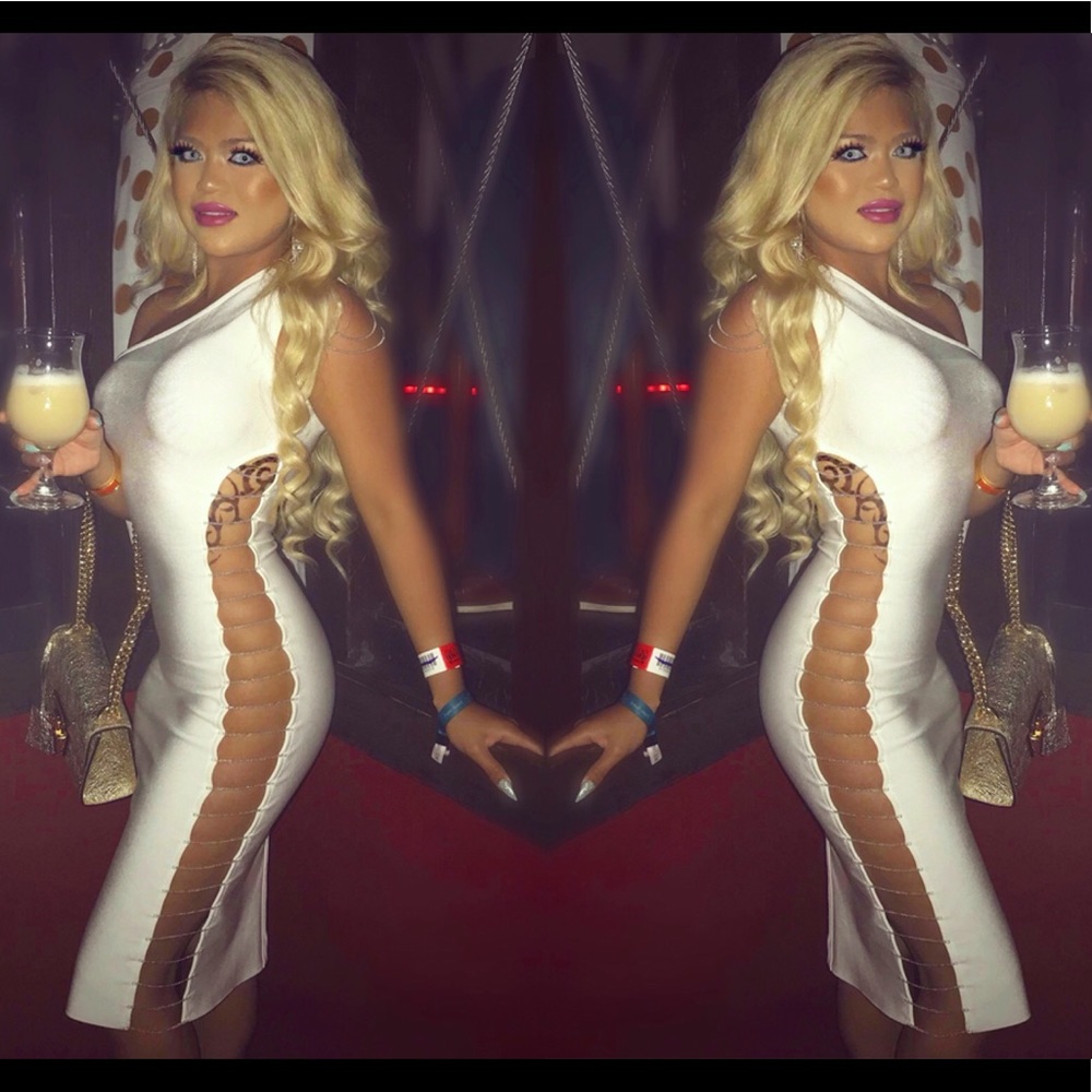 💋Hot White Bandage Dress💋
